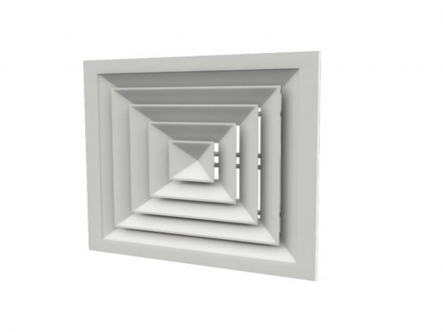دریچه سقفی کلاف پهن چهار طرفه